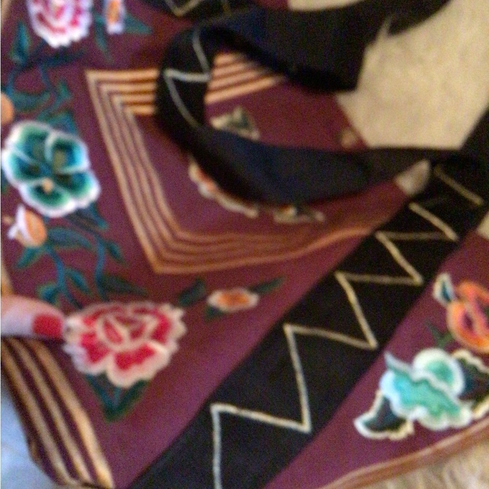 NEW! RArE WyethxFrida boho floral bag - Picture 3 of 5